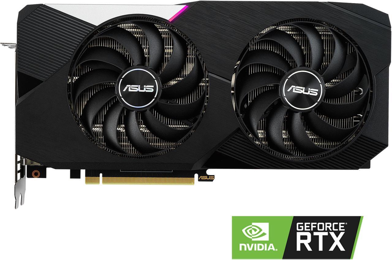 Main image of ASUS Dual GeForce RTX 3060 Ti 8GB GDDR6 PCI Express 4.0 Video Card DUAL-RTX3060TI-O8G
