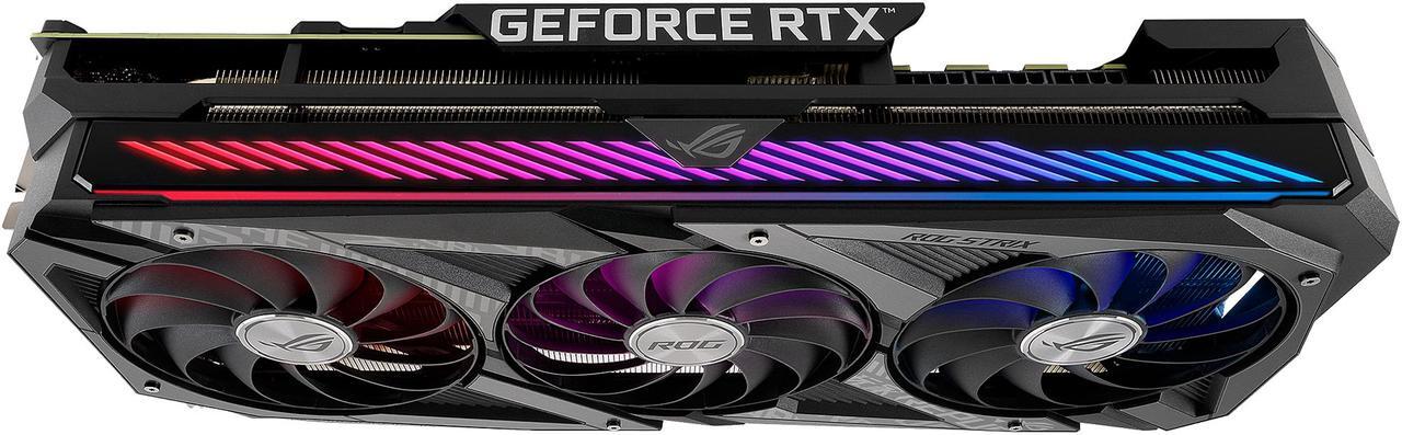 Alt view image 4 of 7 - ASUS ROG Strix GeForce RTX 3080 10GB GDDR6X PCI Express 4.0 Graphics Card ROG-STRIX-RTX3080-10G-GAMING