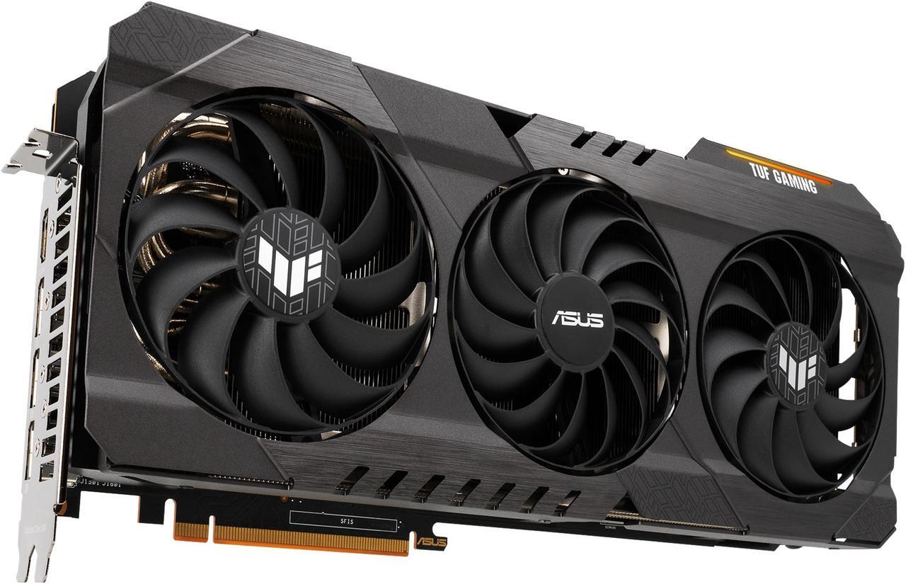 Alt view image 2 of 17 - ASUS TUF Gaming Radeon RX 6800 XT 16GB GDDR6 PCI Express 4.0 CrossFireX Support Graphics Card TUF-RX6800XT-O16G-GAMING