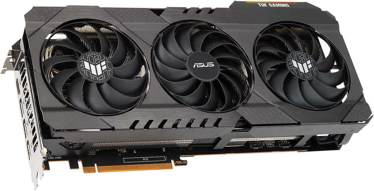 Alt view image 15 of 17 - ASUS TUF Gaming Radeon RX 6800 XT 16GB GDDR6 PCI Express 4.0 CrossFireX Support Graphics Card TUF-RX6800XT-O16G-GAMING