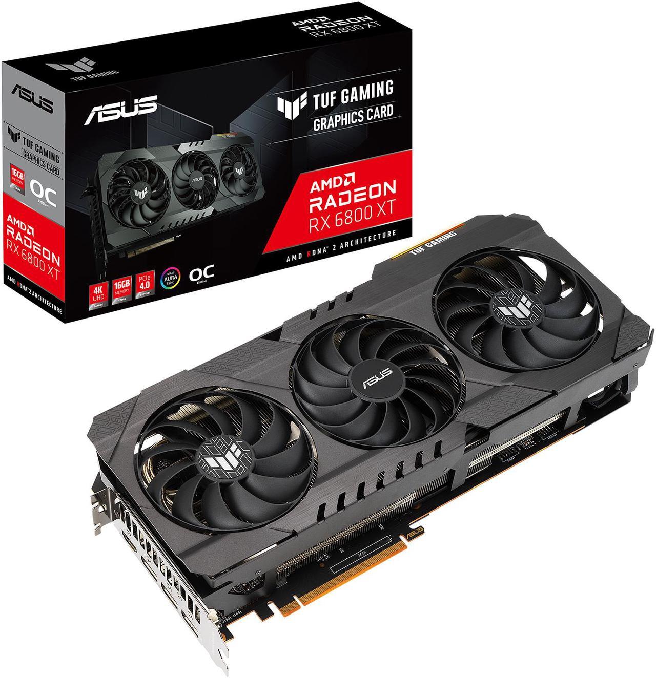 Alt view image 16 of 17 - ASUS TUF Gaming Radeon RX 6800 XT 16GB GDDR6 PCI Express 4.0 CrossFireX Support Graphics Card TUF-RX6800XT-O16G-GAMING