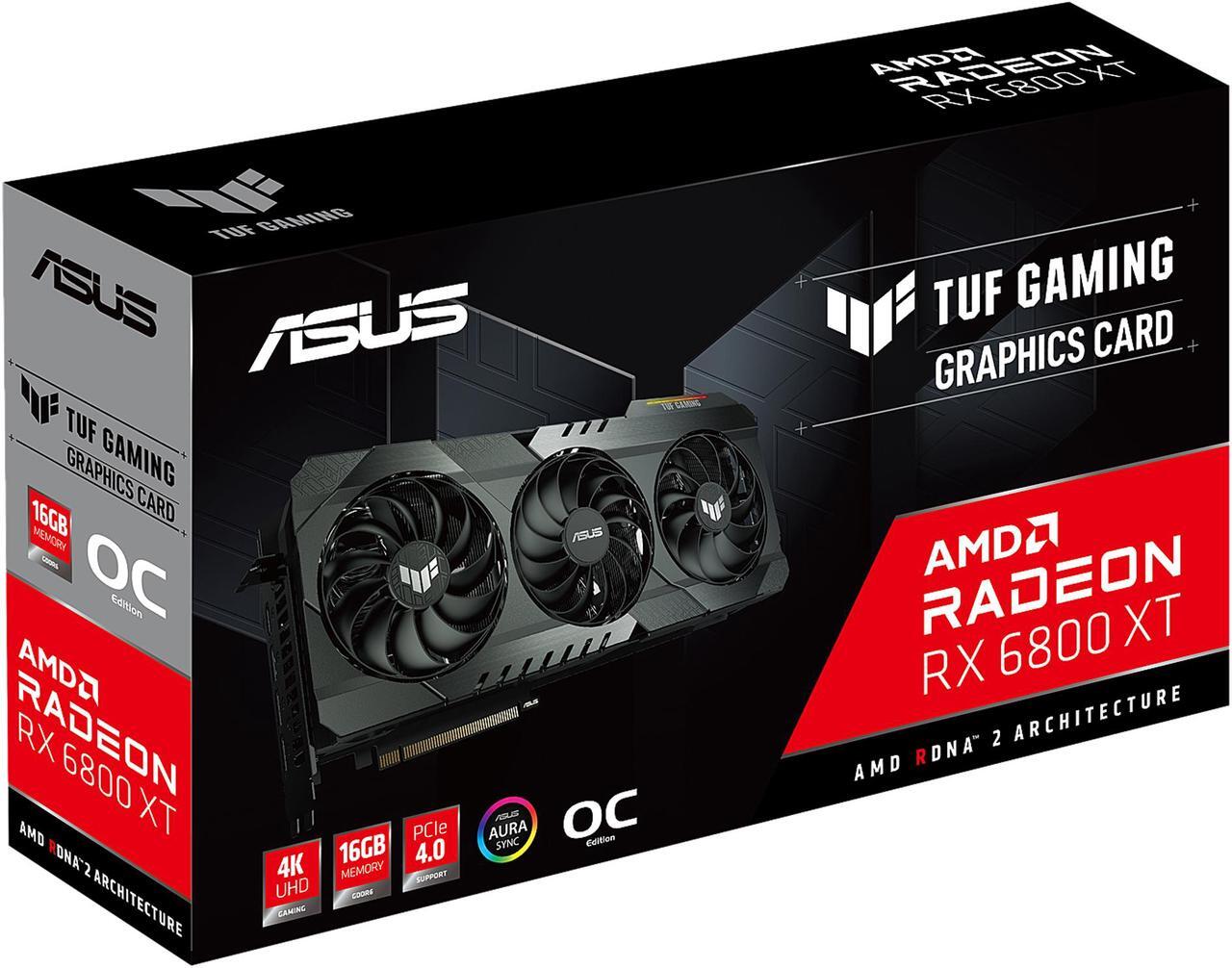 Alt view image 17 of 17 - ASUS TUF Gaming Radeon RX 6800 XT 16GB GDDR6 PCI Express 4.0 CrossFireX Support Graphics Card TUF-RX6800XT-O16G-GAMING