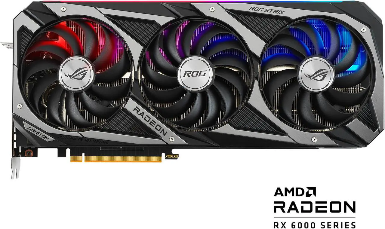 Main image of ASUS ROG STRIX Radeon RX 6800 16GB GDDR6 PCI Express 4.0 CrossFireX Support Graphics Card ROG-STRIX-RX6800-O16G-GAMING