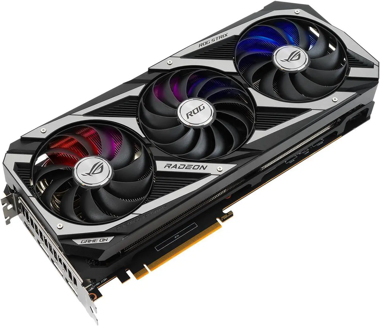 Alt view image 3 of 13 - ASUS ROG STRIX Radeon RX 6800 16GB GDDR6 PCI Express 4.0 CrossFireX Support Graphics Card ROG-STRIX-RX6800-O16G-GAMING