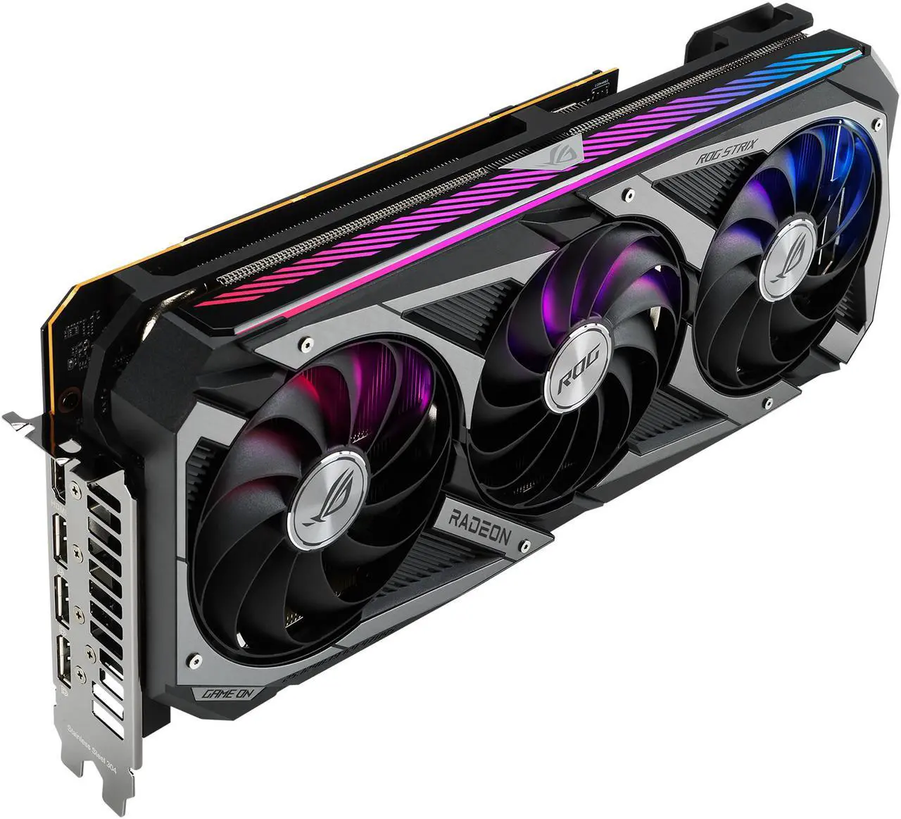 Alt view image 8 of 13 - ASUS ROG STRIX Radeon RX 6800 16GB GDDR6 PCI Express 4.0 CrossFireX Support Graphics Card ROG-STRIX-RX6800-O16G-GAMING