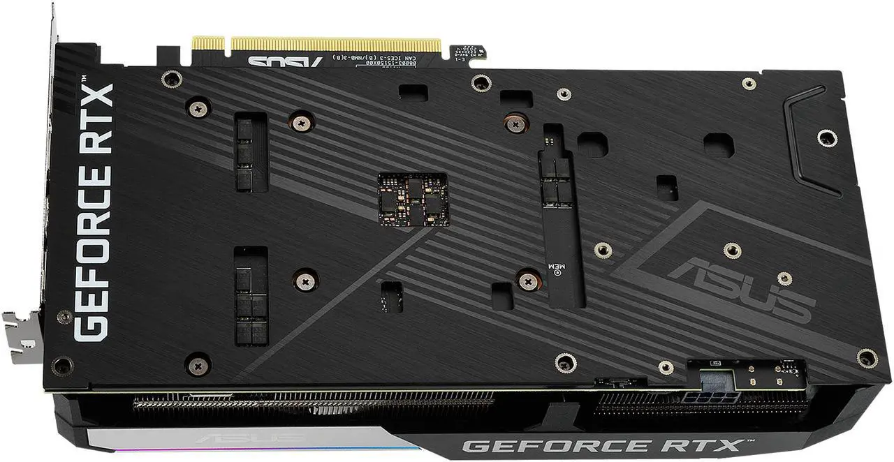 Alt view image 9 of 12 - ASUS Dual GeForce RTX 3060 Ti 8GB GDDR6 PCI Express 4.0 Graphics Card DUAL-RTX3060TI-8G
