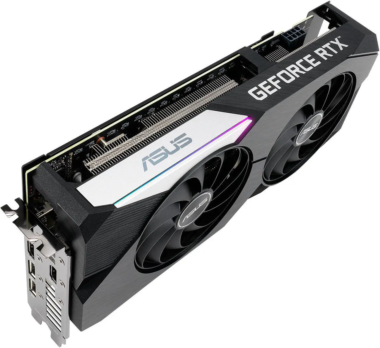 Alt view image 7 of 12 - ASUS Dual GeForce RTX 3060 Ti 8GB GDDR6 PCI Express 4.0 Graphics Card DUAL-RTX3060TI-8G