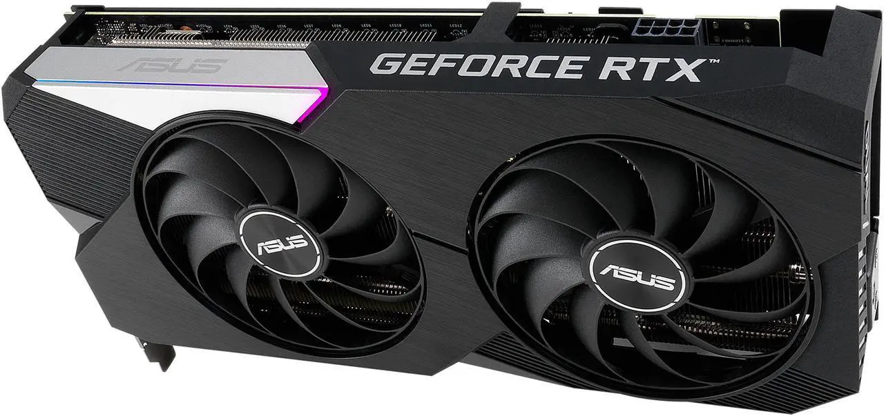 Alt view image 8 of 12 - ASUS Dual GeForce RTX 3060 Ti 8GB GDDR6 PCI Express 4.0 Graphics Card DUAL-RTX3060TI-8G