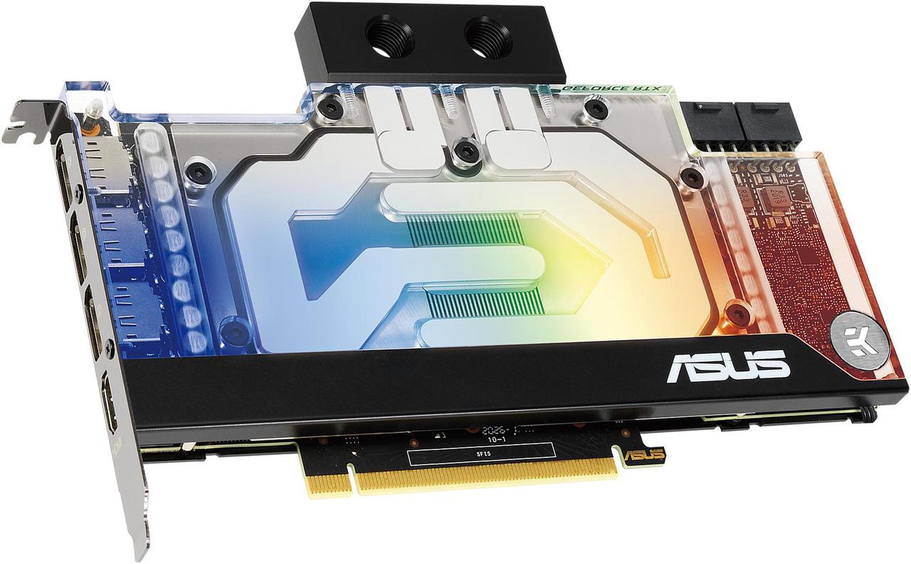 Alt view image 9 of 18 - ASUS EKWB GeForce RTX 3080 10GB GDDR6X (PCIe 4.0, 10GB GDDR6X Memory, HDMI 2.1, DisplayPort 1.4a, Auto-Extreme Technology, Protective Backplate, Single-slot Design, and EK Water Block), RTX3080-10G-EK