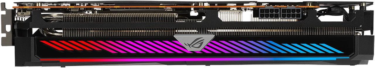Alt view image 12 of 15 - ASUS ROG STRIX Radeon RX 6700 XT OC Edition Gaming Graphics Card (AMD RDNA 2, PCIe 4.0, 12GB GDDR6, HDMI 2.1, DisplayPort 1.4a, Axial-tech Fan Design, 2.9-slot, Super Alloy Power II, GPU Tweak II) - ROG-STRIX-RX6700XT-O12G-GAMING