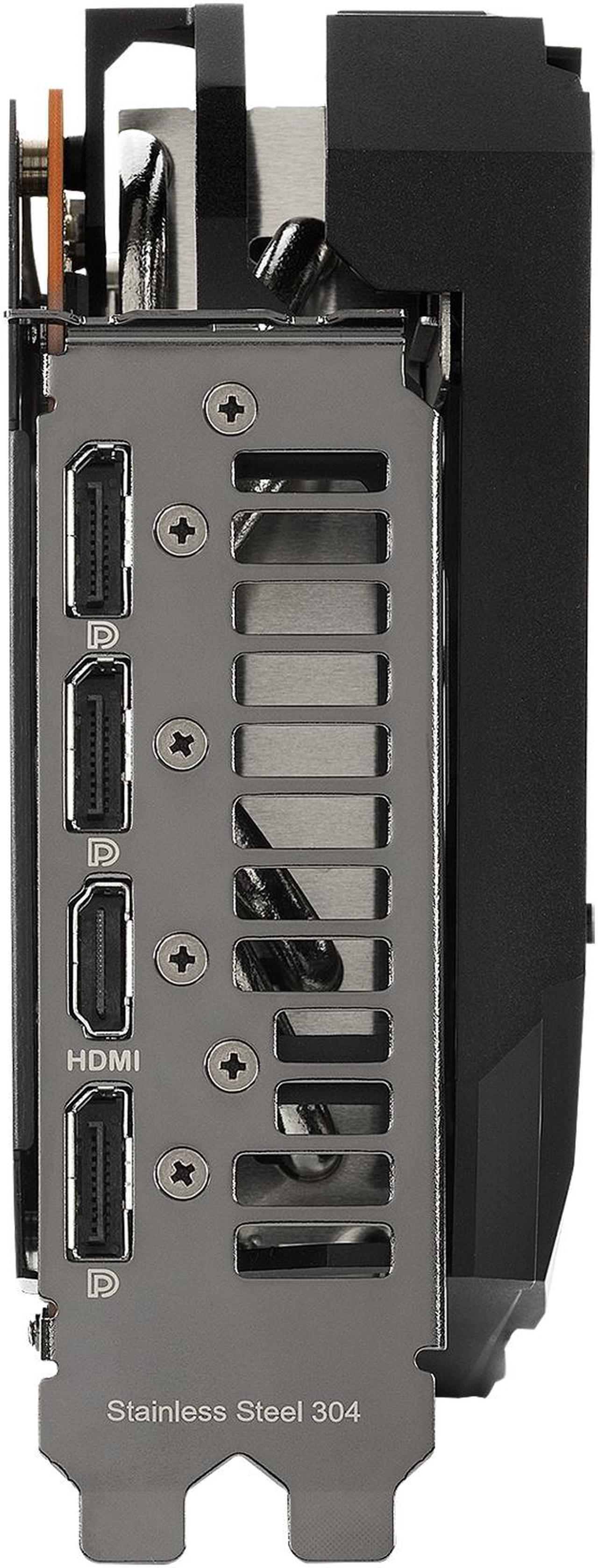 Alt view image 3 of 15 - ASUS ROG STRIX Radeon RX 6700 XT OC Edition Gaming Graphics Card (AMD RDNA 2, PCIe 4.0, 12GB GDDR6, HDMI 2.1, DisplayPort 1.4a, Axial-tech Fan Design, 2.9-slot, Super Alloy Power II, GPU Tweak II) - ROG-STRIX-RX6700XT-O12G-GAMING