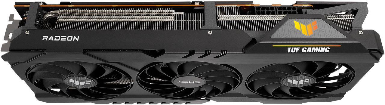 Alt view image 11 of 17 - ASUS TUF Gaming Radeon RX 6700 XT OC Edition Graphics Card (AMD RDNA 2, PCIe 4.0, 12GB GDDR6, HDMI 2.1, DisplayPort 1.4a, Dual Ball Fan Bearings, All-aluminum Shroud, Reinforced Frame, GPU Tweak II) - TUF-RX6700XT-O12G-GAMING