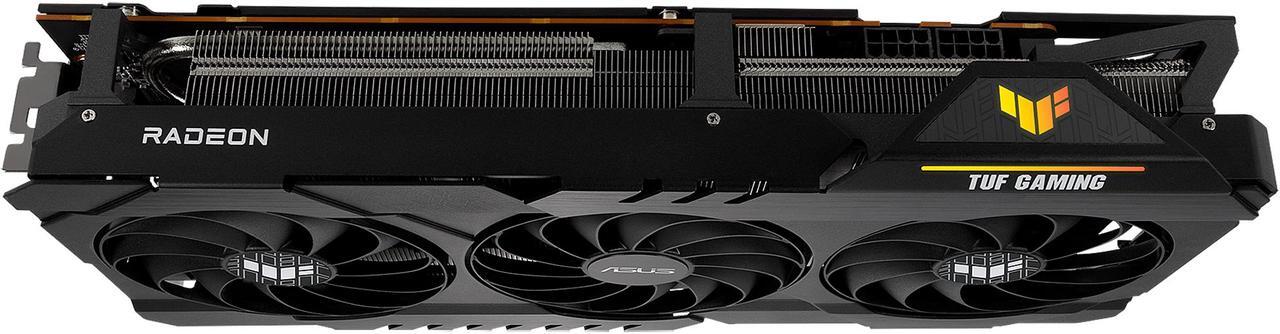 Alt view image 12 of 17 - ASUS TUF Gaming Radeon RX 6700 XT OC Edition Graphics Card (AMD RDNA 2, PCIe 4.0, 12GB GDDR6, HDMI 2.1, DisplayPort 1.4a, Dual Ball Fan Bearings, All-aluminum Shroud, Reinforced Frame, GPU Tweak II) - TUF-RX6700XT-O12G-GAMING