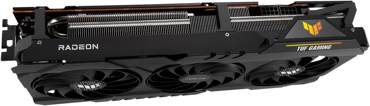 Alt view image 13 of 17 - ASUS TUF Gaming Radeon RX 6700 XT OC Edition Graphics Card (AMD RDNA 2, PCIe 4.0, 12GB GDDR6, HDMI 2.1, DisplayPort 1.4a, Dual Ball Fan Bearings, All-aluminum Shroud, Reinforced Frame, GPU Tweak II) - TUF-RX6700XT-O12G-GAMING