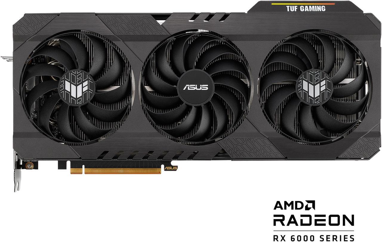 Main image of ASUS TUF Gaming Radeon RX 6700 XT OC Edition Graphics Card (AMD RDNA 2, PCIe 4.0, 12GB GDDR6, HDMI 2.1, DisplayPort 1.4a, Dual Ball Fan Bearings, All-aluminum Shroud, Reinforced Frame, GPU Tweak II) - TUF-RX6700XT-O12G-GAMING