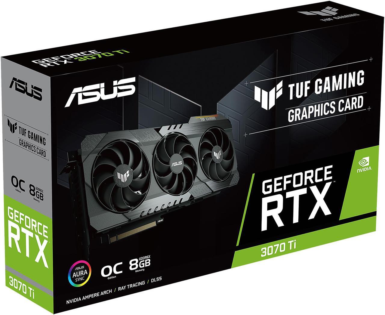 Alt view image 14 of 14 - ASUS TUF Gaming GeForce RTX 3070 Ti 8GB GDDR6X PCI Express 4.0 Graphics Card TUF-RTX3070TI-O8G-GAMING