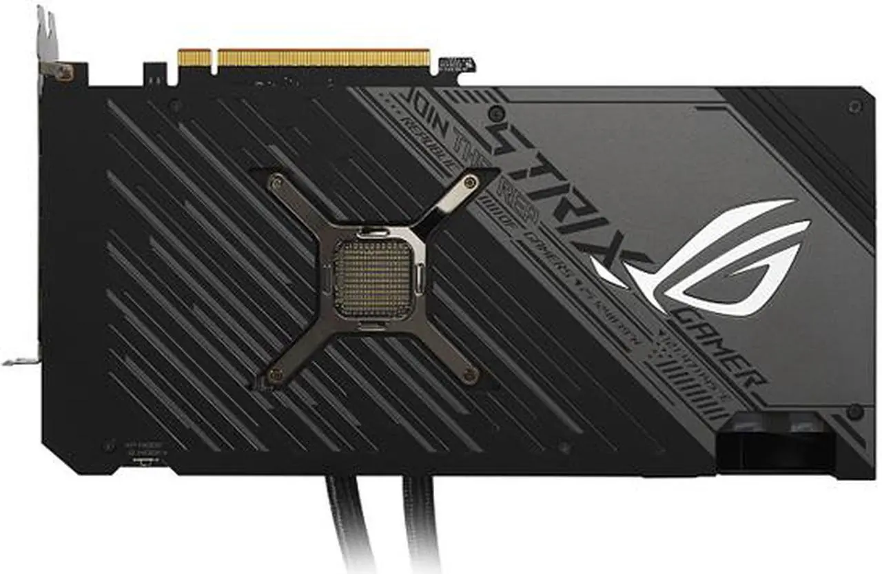 Alt view image 7 of 12 - ASUS ROG Strix Radeon RX 6900 XT 16GB GDDR6 PCI Express 4.0 CrossFireX Support ATX Graphics Card ROG-STRIX-LC-RX6900XT-T16G-GAMING