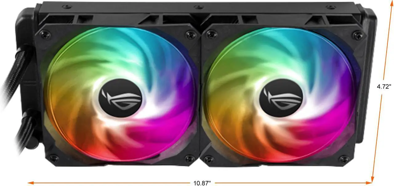 Alt view image 4 of 12 - ASUS ROG Strix Radeon RX 6900 XT 16GB GDDR6 PCI Express 4.0 CrossFireX Support ATX Graphics Card ROG-STRIX-LC-RX6900XT-T16G-GAMING