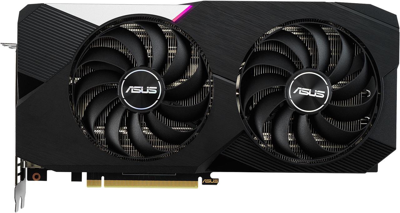 ASUS Dual GeForce RTX 3060 Ti V2 OC Edition 8GB GDDR6 PCI Express 4.0 Video Card DUAL-RTX3060TI-O8G-V2 (LHR)