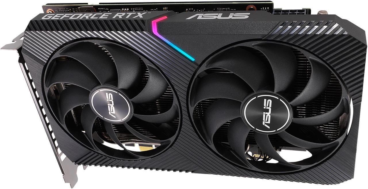 Alt view image 13 of 17 - ASUS Dual GeForce RTX 3060 Ti V2 MINI OC Edition 8GB GDDR6 PCI Express 4.0 Video Card DUAL-RTX3060TI-O8G-MINI-V2 (LHR)