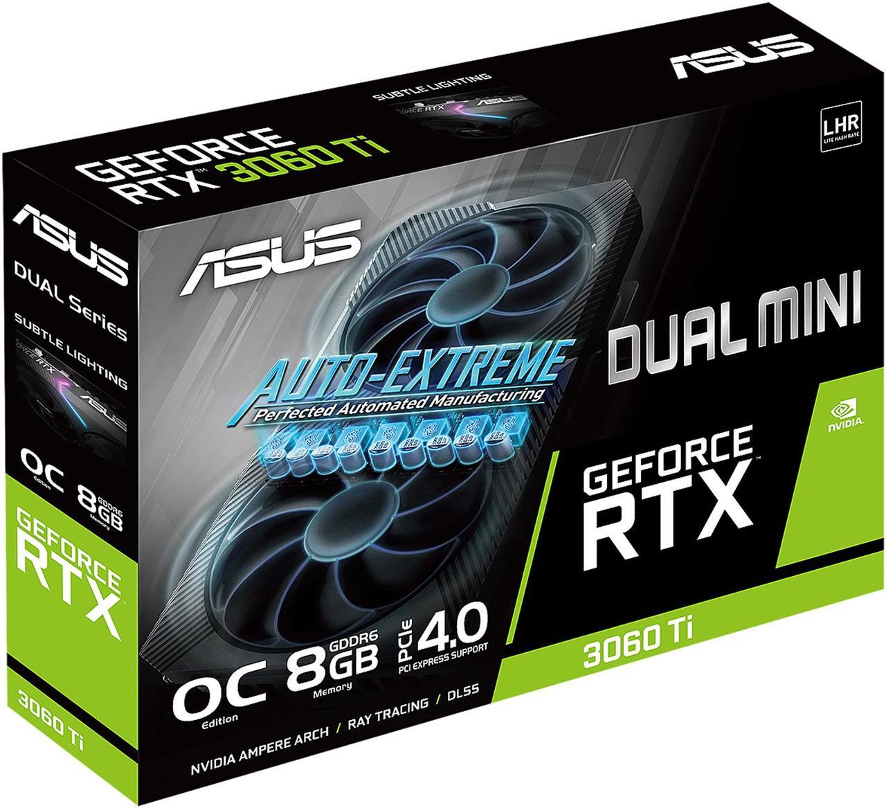 Alt view image 17 of 17 - ASUS Dual GeForce RTX 3060 Ti V2 MINI OC Edition 8GB GDDR6 PCI Express 4.0 Video Card DUAL-RTX3060TI-O8G-MINI-V2 (LHR)