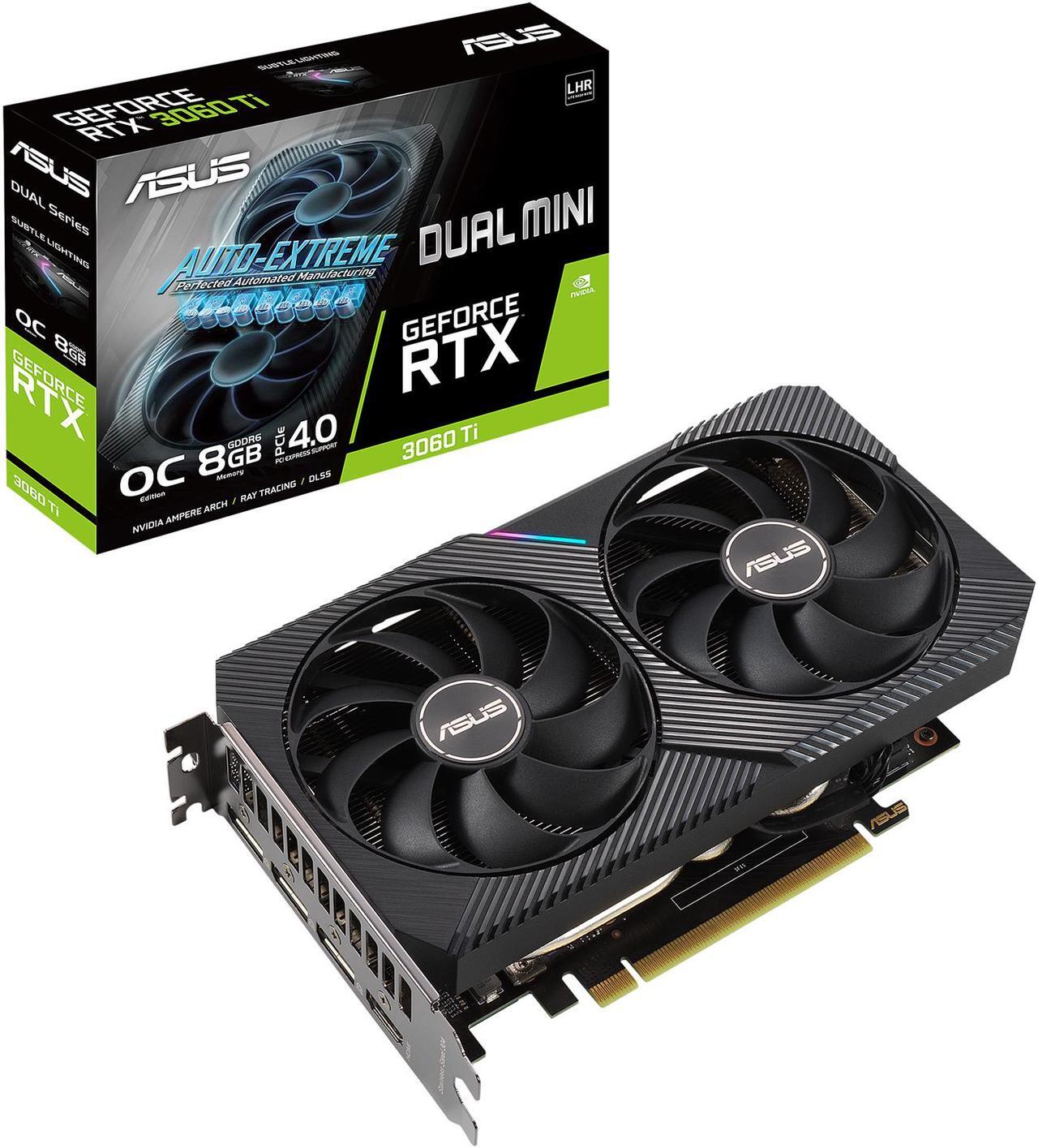 Alt view image 16 of 17 - ASUS Dual GeForce RTX 3060 Ti V2 MINI OC Edition 8GB GDDR6 PCI Express 4.0 Video Card DUAL-RTX3060TI-O8G-MINI-V2 (LHR)