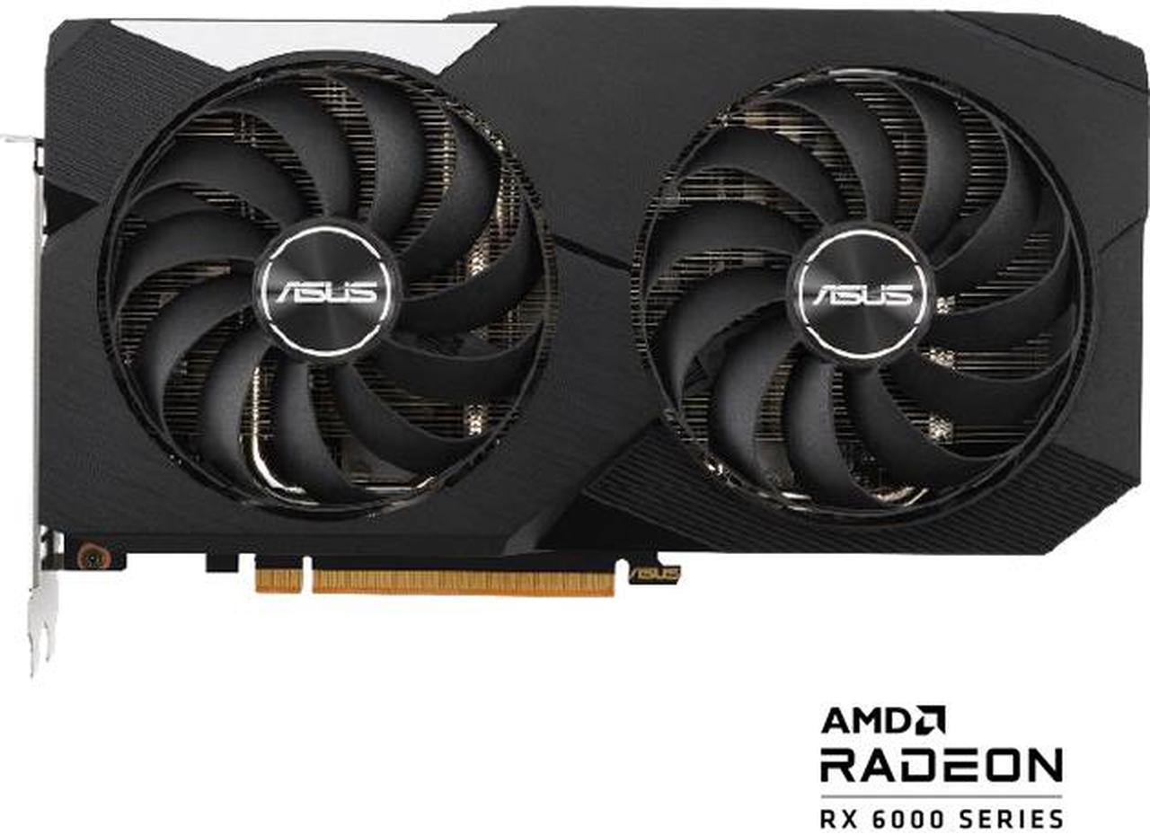 ASUS Dual Radeon RX 6600 8GB GDDR6 PCI Express 4.0 Video Card DUAL-RX6600-8G