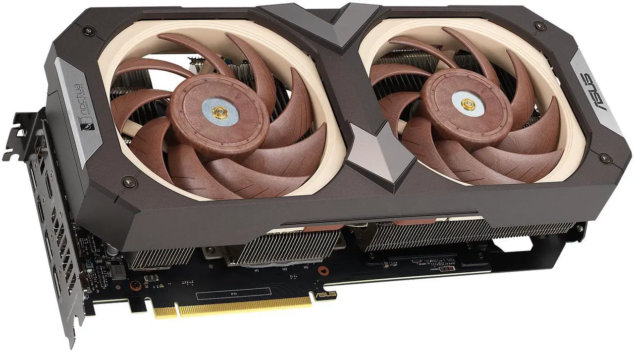 Alt view image 9 of 16 - ASUS Noctua OC Edition GeForce RTX 3070 8GB GDDR6 PCI Express 4.0 Video Card RTX3070-O8G-NOCTUA (LHR)