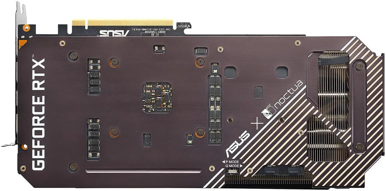 Alt view image 14 of 16 - ASUS Noctua OC Edition GeForce RTX 3070 8GB GDDR6 PCI Express 4.0 Video Card RTX3070-O8G-NOCTUA (LHR)