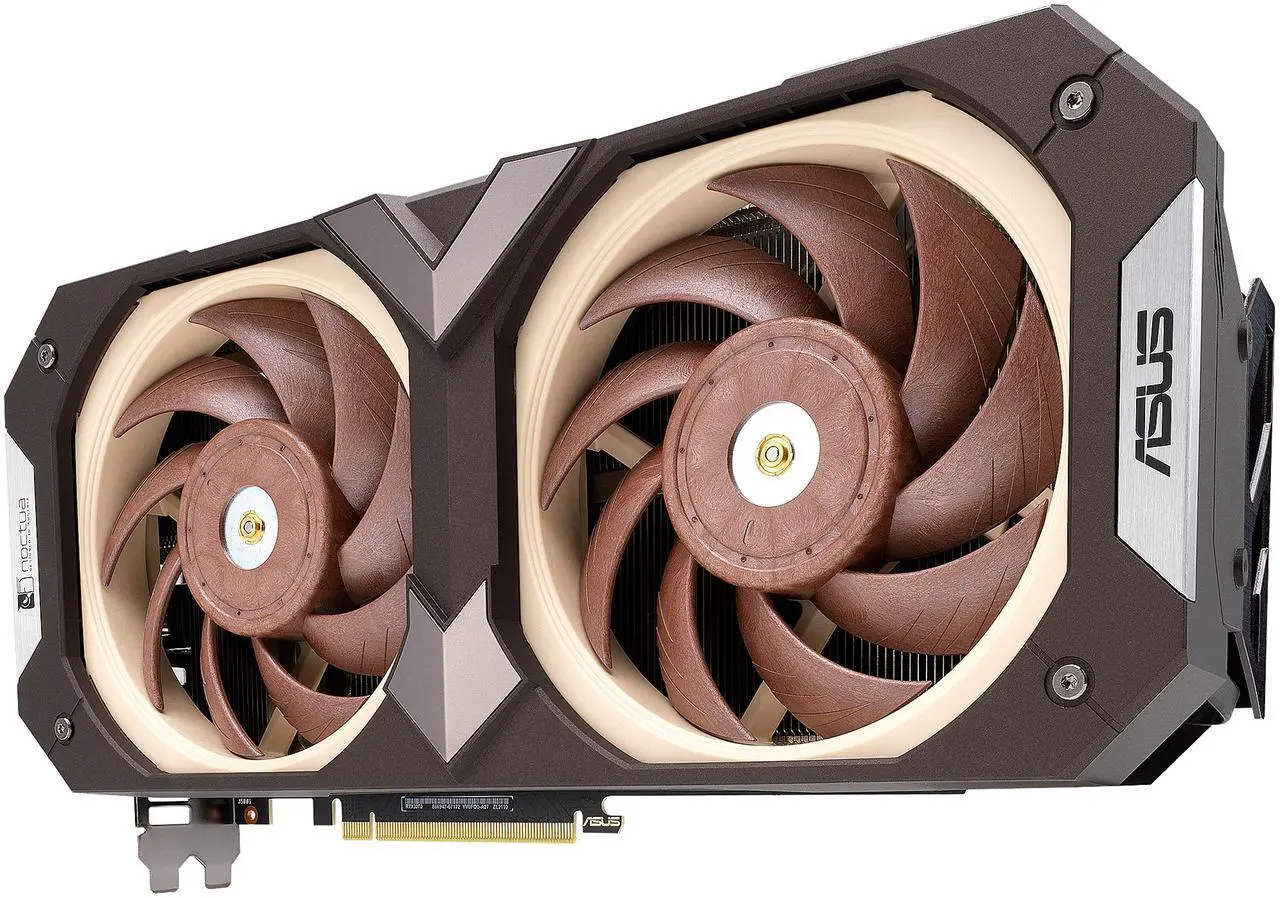 Alt view image 5 of 16 - ASUS Noctua OC Edition GeForce RTX 3070 8GB GDDR6 PCI Express 4.0 Video Card RTX3070-O8G-NOCTUA (LHR)