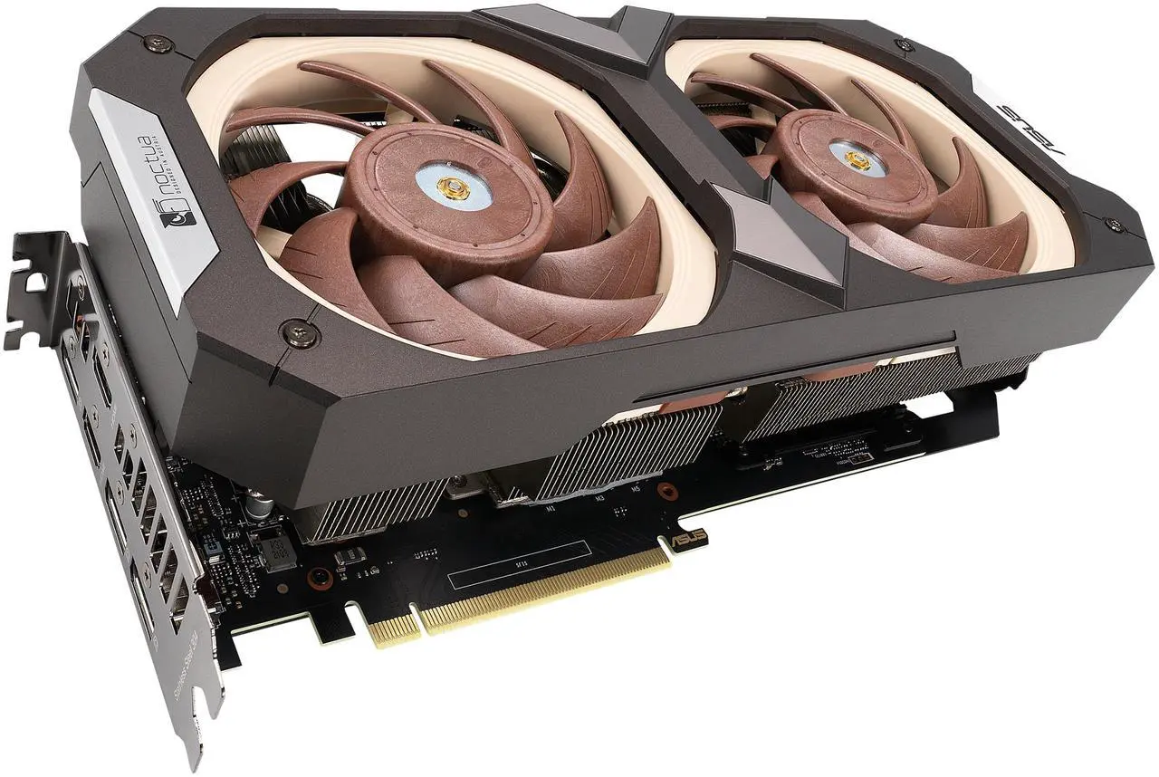 Alt view image 10 of 16 - ASUS Noctua OC Edition GeForce RTX 3070 8GB GDDR6 PCI Express 4.0 Video Card RTX3070-O8G-NOCTUA (LHR)