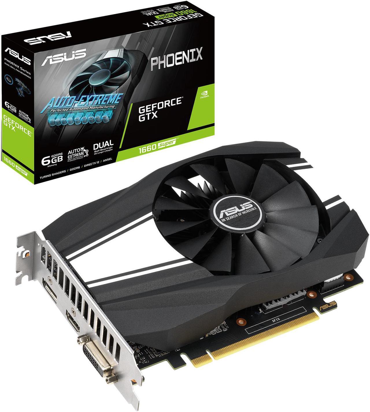 Alt view image 8 of 9 - ASUS Phoenix GeForce GTX 1660 SUPER 6GB GDDR6 PCI Express 3.0 Graphics Card PH-GTX1660S-6G