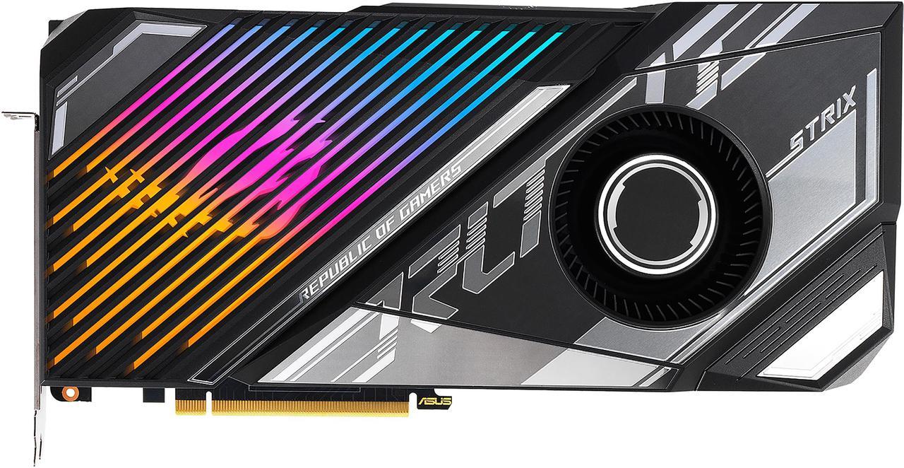 ASUS ROG Strix LC NVIDIA GeForce RTX 3090 Ti OC Edition Gaming Graphics Card (PCIe 4.0, 24GB GDDR6X, HDMI 2.1, DisplayPort 1.4a, Full-coverage Cold Plate, 240mm Radiator, 560mm Tubing, GPU Tweak) ROG-STRIX-LC-RTX3090TI-O24G-GAMING