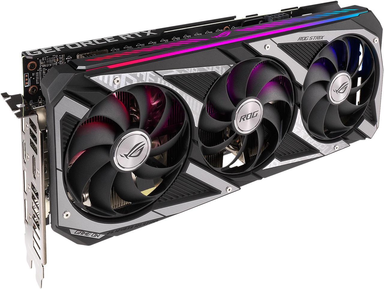Alt view image 5 of 17 - ASUS ROG Strix GeForce RTX 3050 8GB GDDR6 PCI Express 4.0 Graphics Card ROG-STRIX-RTX3050-O8G-GAMING
