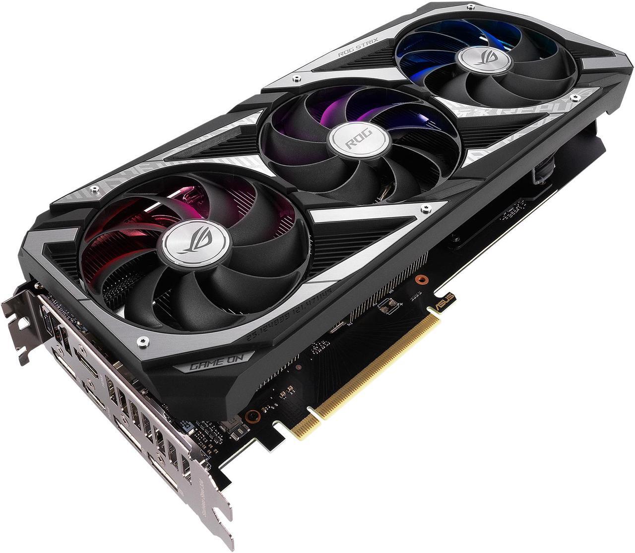 Alt view image 8 of 17 - ASUS ROG Strix GeForce RTX 3050 8GB GDDR6 PCI Express 4.0 Graphics Card ROG-STRIX-RTX3050-O8G-GAMING