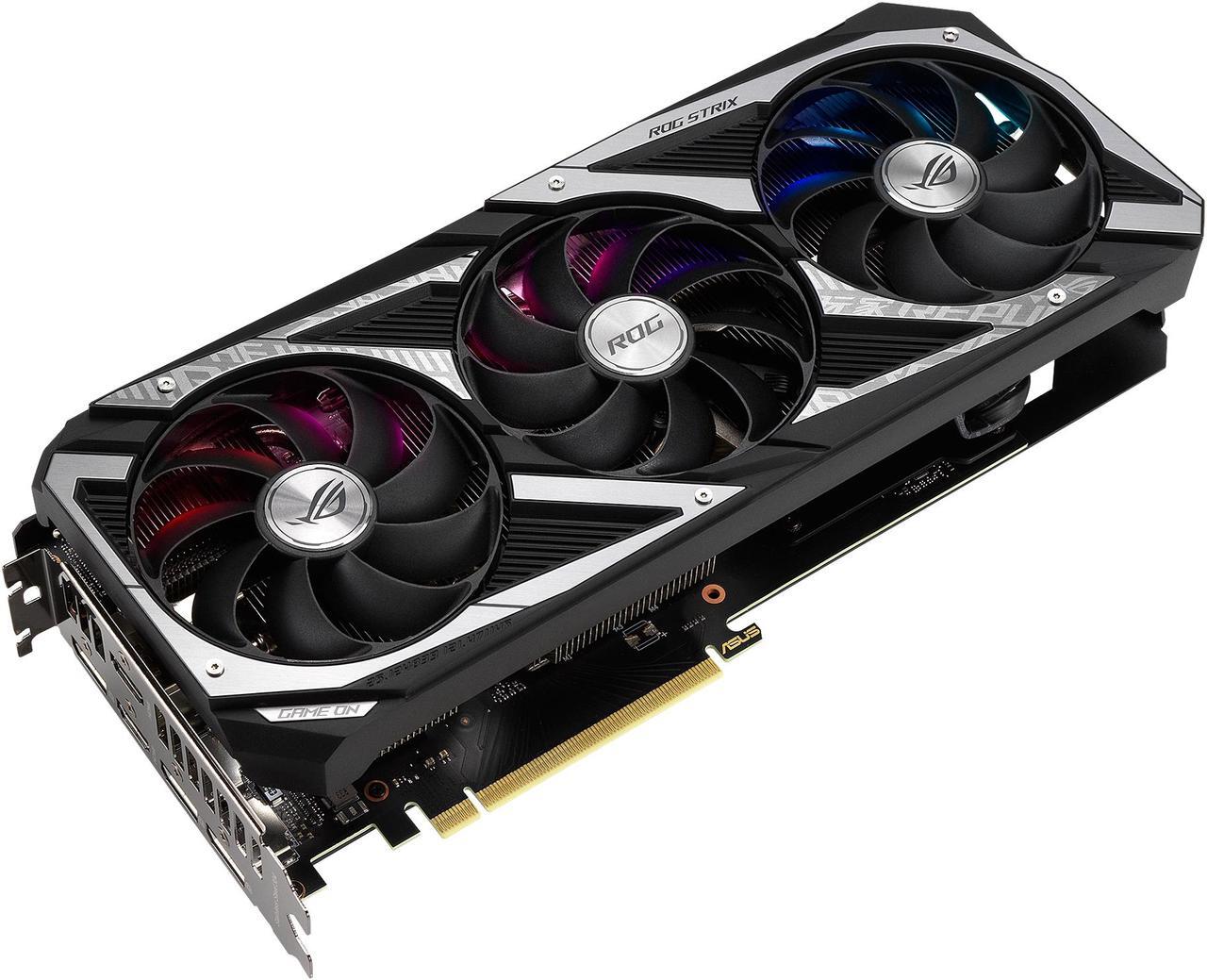 Alt view image 7 of 17 - ASUS ROG Strix GeForce RTX 3050 8GB GDDR6 PCI Express 4.0 Graphics Card ROG-STRIX-RTX3050-O8G-GAMING