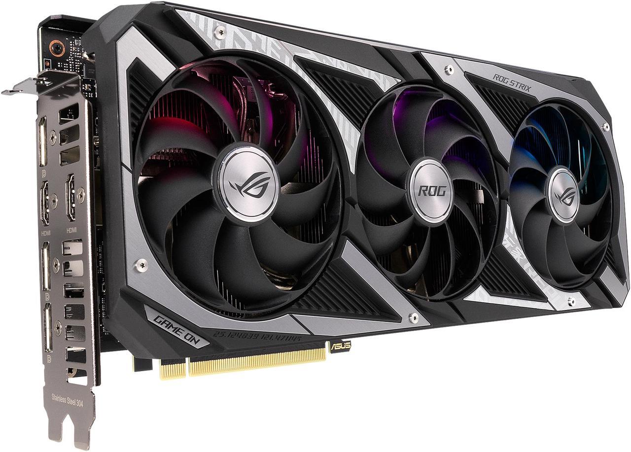 Alt view image 3 of 17 - ASUS ROG Strix GeForce RTX 3050 8GB GDDR6 PCI Express 4.0 Graphics Card ROG-STRIX-RTX3050-O8G-GAMING