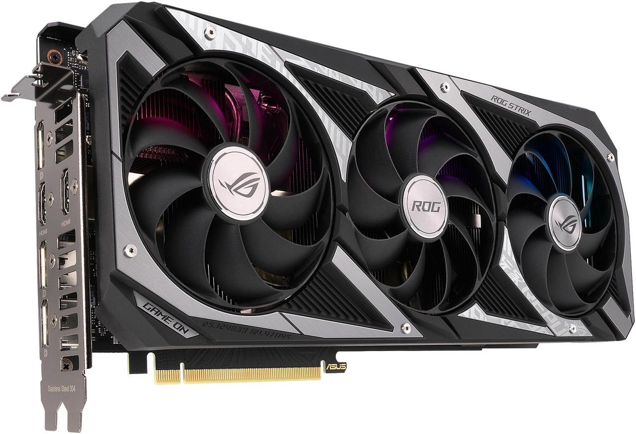 Alt view image 4 of 17 - ASUS ROG Strix GeForce RTX 3050 8GB GDDR6 PCI Express 4.0 Graphics Card ROG-STRIX-RTX3050-O8G-GAMING
