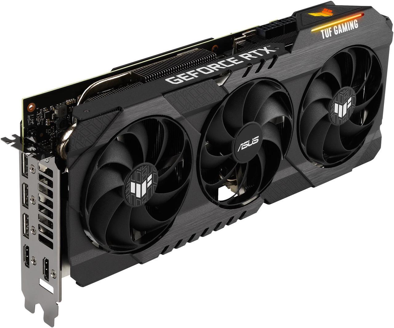 Alt view image 4 of 14 - ASUS TUF Gaming GeForce RTX 3080 12GB GDDR6X PCI Express 4.0 Video Card, LHR TUF-RTX3080-12G-GAMING