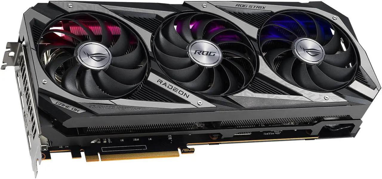 Alt view image 4 of 5 - ASUS ROG Strix AMD Radeon RX 6750 XT OC Edition Gaming Graphics Card (AMD RNDA 2, PCIe 4.0, 12GB GDDR6, HDMI 2.1, DisplayPort 1.4a, Axial-tech Fan Design, 2.9-slot, Super Alloy Power II, GPU Tweak)