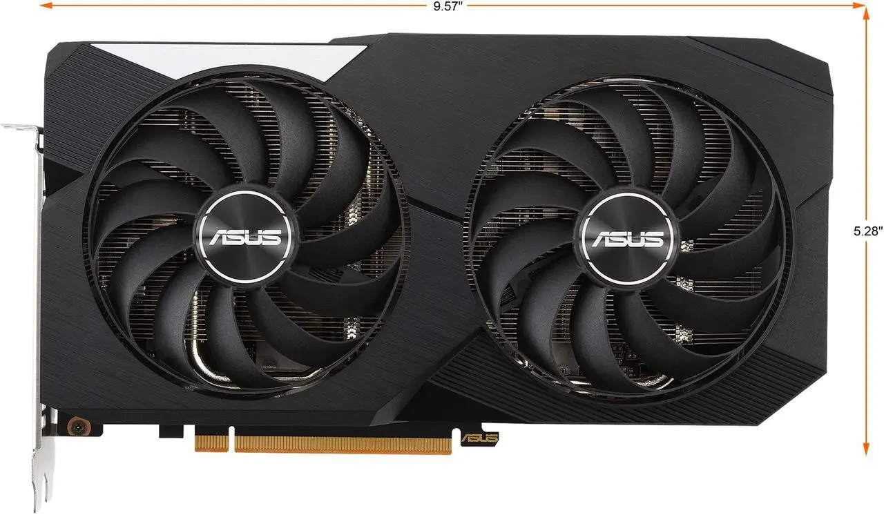 Alt view image 3 of 5 - ASUS Dual AMD Radeon RX 6650 XT OC Edition 8GB GDDR6 Gaming Graphics Card (AMD RNDA 2, PCIe 4.0, 8GB GDDR6 Memory, HDMI 2.1, DisplayPort 1.4a, Axial-tech Fan Design, 0dB Technology)