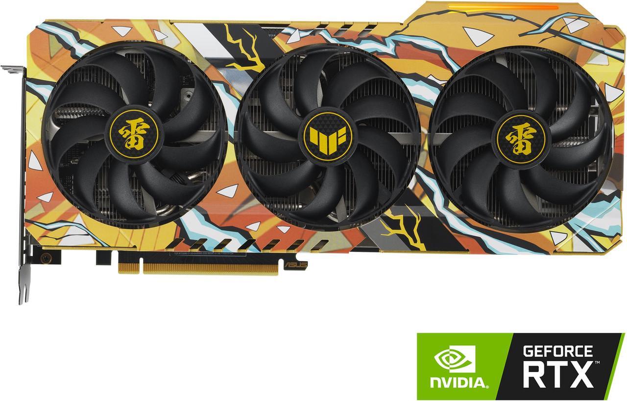 Alt view image 2 of 7 - ASUS TUF Gaming GeForce RTX 3060 12GB GDDR6 PCI Express 4.0 ATX Video Card TUF-RTX3060-O12G-DEMONSLAYER