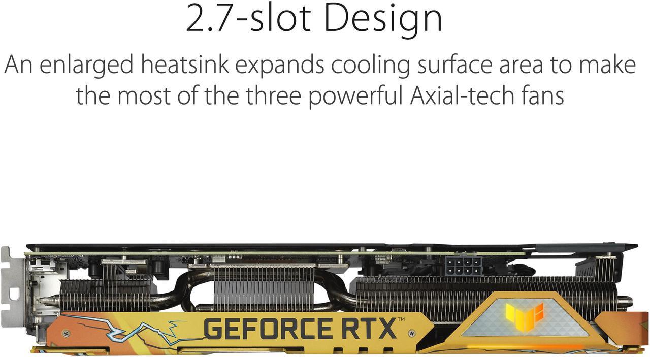 Alt view image 4 of 7 - ASUS TUF Gaming GeForce RTX 3060 12GB GDDR6 PCI Express 4.0 ATX Video Card TUF-RTX3060-O12G-DEMONSLAYER