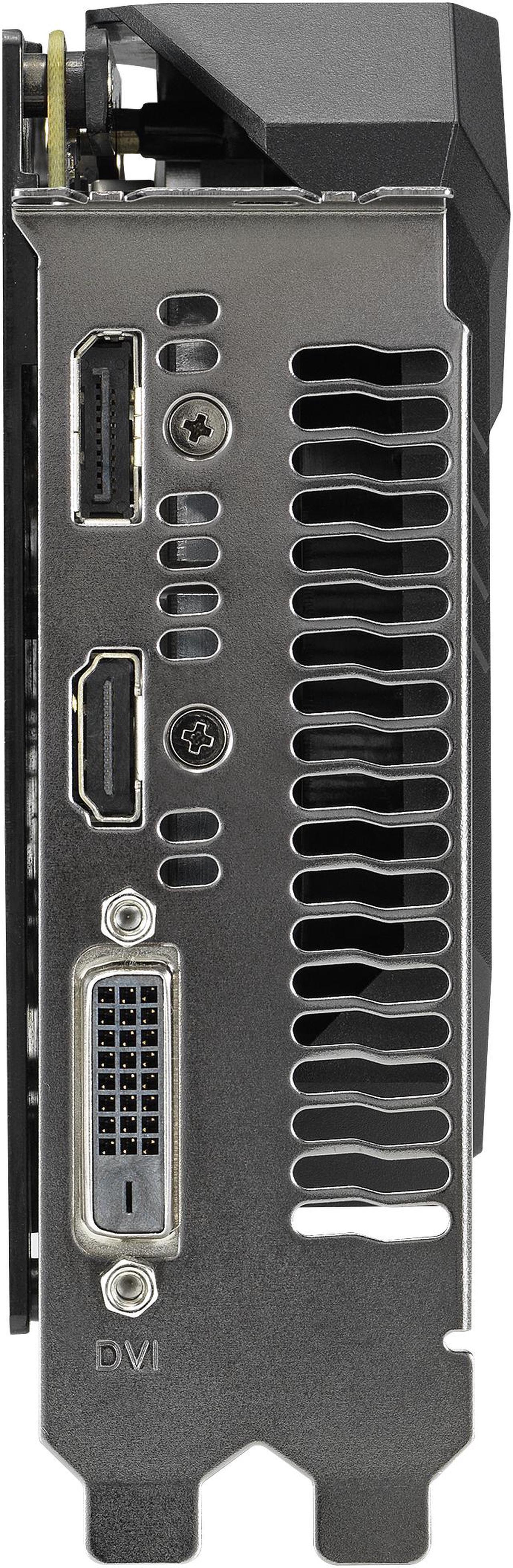 Alt view image 2 of 10 - ASUS TUF NVIDIA GeForce GTX 1630 OC Edition Gaming Graphics Card (PCIe 3.0, 4GB GDDR6 memory, HDMI 2.0, DisplayPort 1.4a, DVI-D, IP5X Dust Resistance, Auto-Extreme) TUF-GTX1630-O4G-GAMING