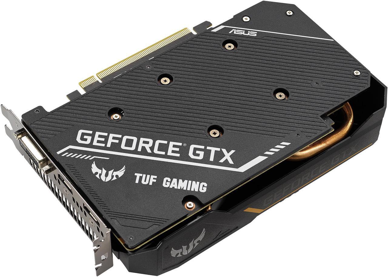 Alt view image 8 of 10 - ASUS TUF NVIDIA GeForce GTX 1630 OC Edition Gaming Graphics Card (PCIe 3.0, 4GB GDDR6 memory, HDMI 2.0, DisplayPort 1.4a, DVI-D, IP5X Dust Resistance, Auto-Extreme) TUF-GTX1630-O4G-GAMING