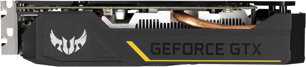 Alt view image 7 of 10 - ASUS TUF NVIDIA GeForce GTX 1630 OC Edition Gaming Graphics Card (PCIe 3.0, 4GB GDDR6 memory, HDMI 2.0, DisplayPort 1.4a, DVI-D, IP5X Dust Resistance, Auto-Extreme) TUF-GTX1630-O4G-GAMING