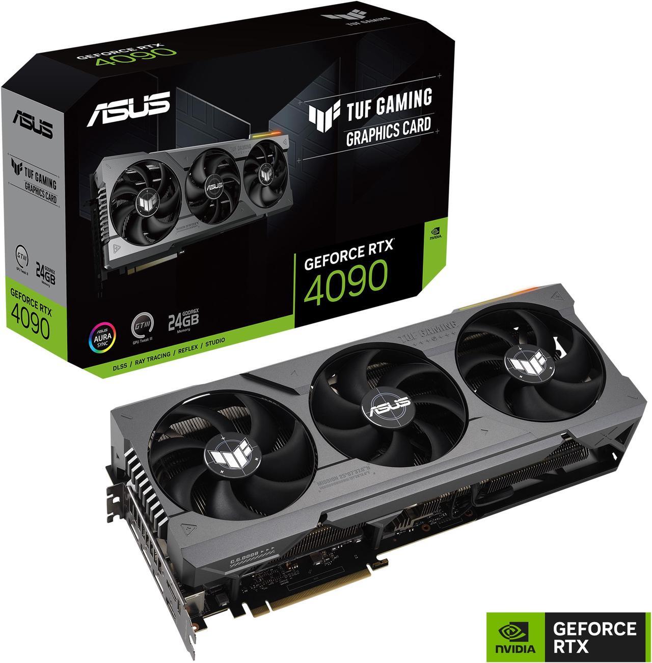 Alt view image 9 of 8 - ASUS TUF Gaming GeForce RTX 4090 Gaming Graphics Card (PCIe 4.0, 24GB GDDR6X, HDMI 2.1a, DisplayPort 1.4a) TUF-RTX4090-24G-GAMING