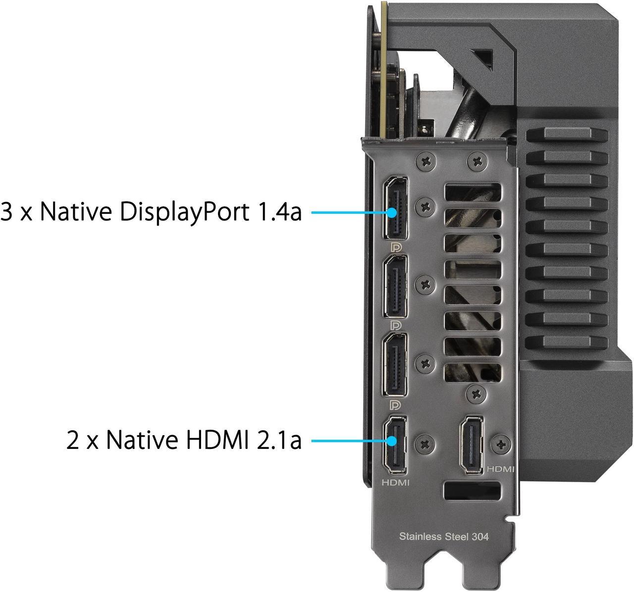 Alt view image 4 of 8 - ASUS TUF Gaming GeForce RTX 4090 Gaming Graphics Card (PCIe 4.0, 24GB GDDR6X, HDMI 2.1a, DisplayPort 1.4a) TUF-RTX4090-24G-GAMING