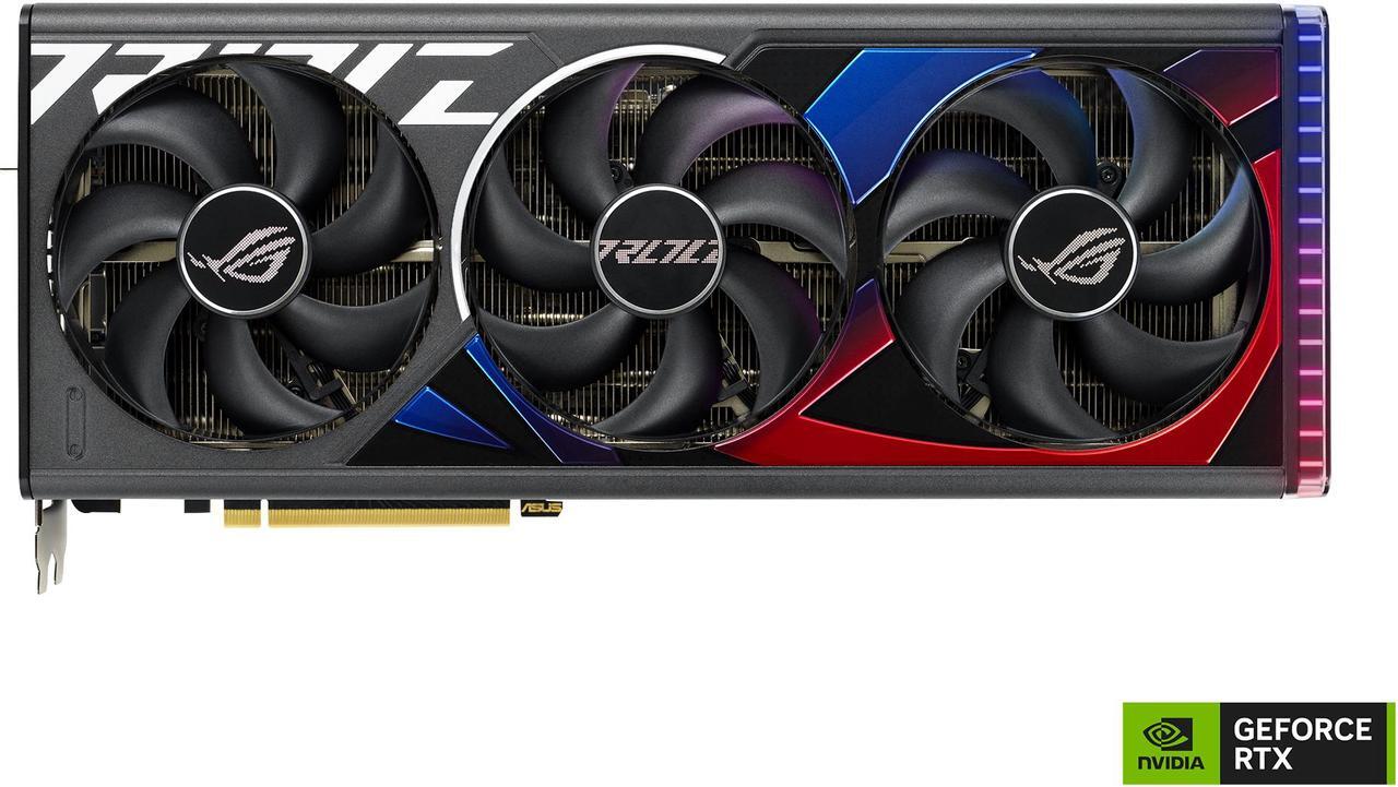 Alt view image 2 of 20 - ASUS ROG Strix GeForce RTX 4080 OC Edition Gaming Graphics Card (PCIe 4.0, 16GB GDDR6X, HDMI 2.1a, DisplayPort 1.4a) ROG-STRIX-RTX4080-O16G-GAMING