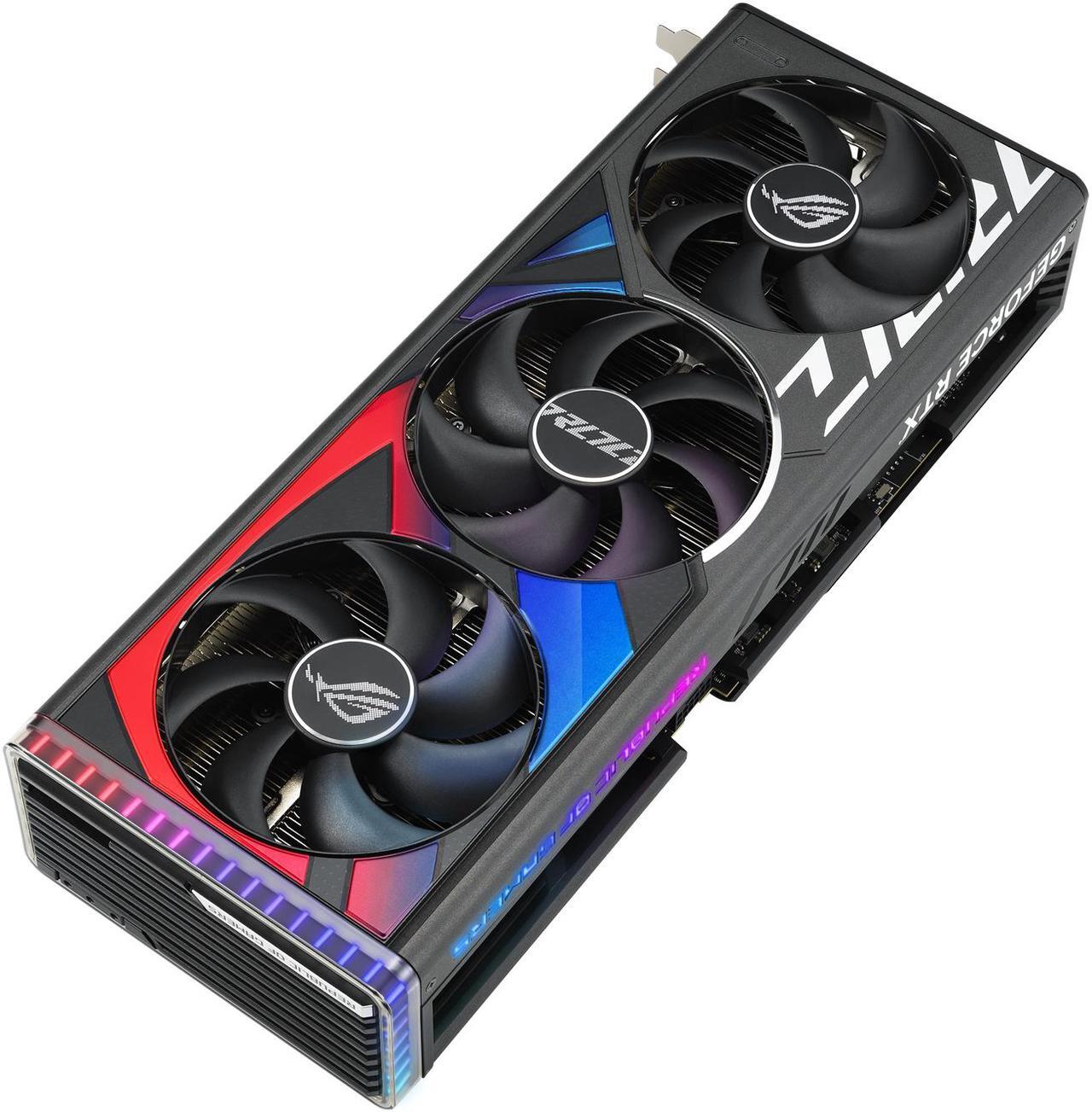 Alt view image 3 of 20 - ASUS ROG Strix GeForce RTX 4080 OC Edition Gaming Graphics Card (PCIe 4.0, 16GB GDDR6X, HDMI 2.1a, DisplayPort 1.4a) ROG-STRIX-RTX4080-O16G-GAMING